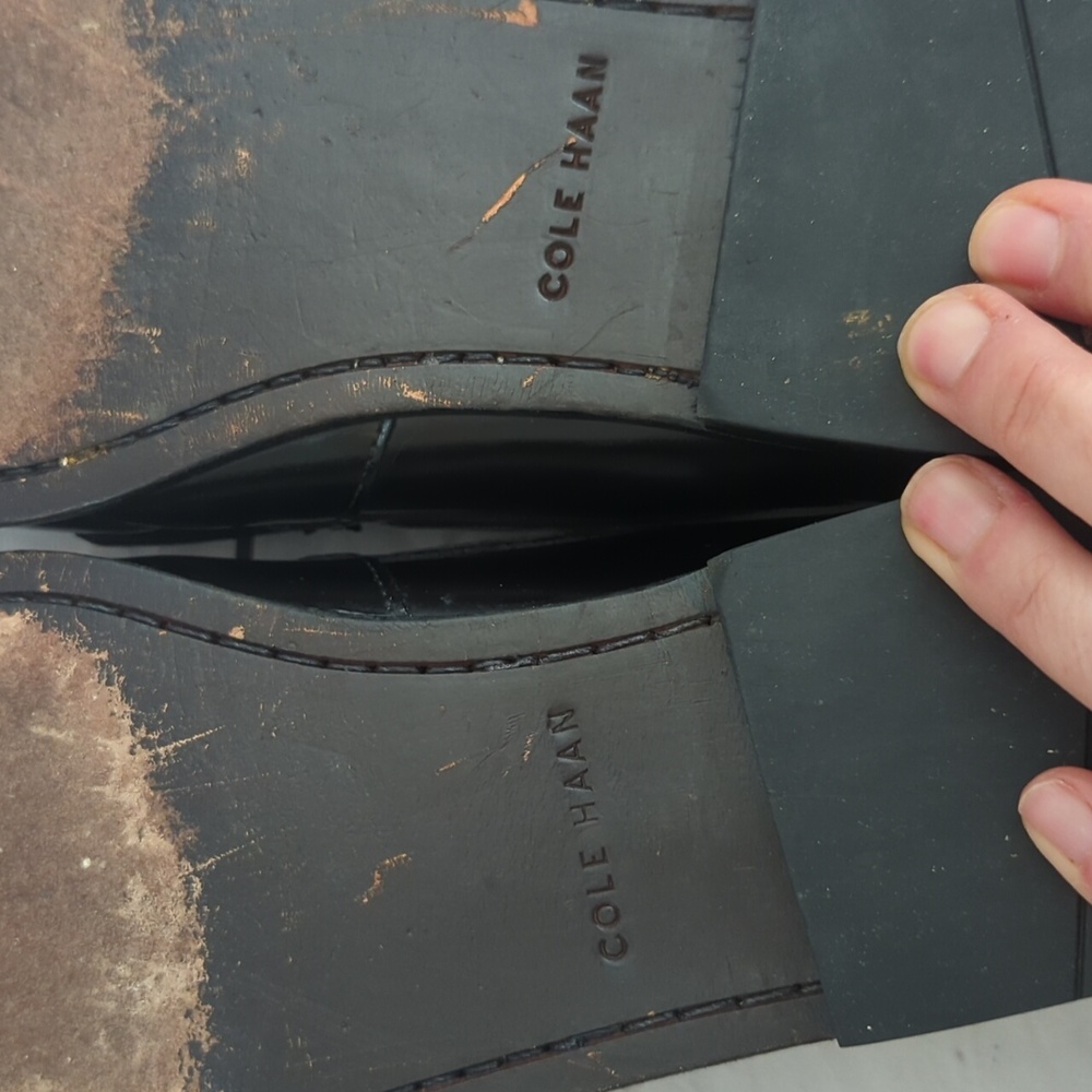 Cole Haan Pinch Shawl Bow II black leather loafers, shoes, CO2691, men's 9.5 D - Picture 9 of 12